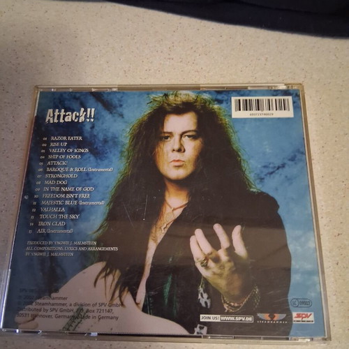 Yngwie J. Malmsteen's Rising Force Attack!! CD, metal