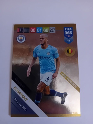 Panini FIFA 365 2019 Kompany card like new