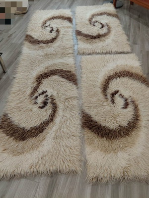 Flokati rug set new, various sizes