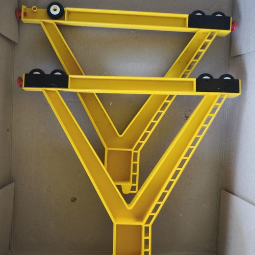 Playmobil 4210 M·A·N Crane Bridge vintage German set used
