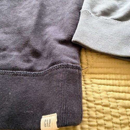 Gap kids sweatshirt sz:L like new, grey and blue