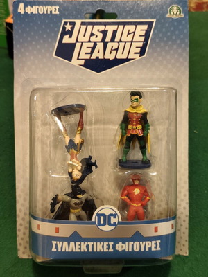 DC Justice League set of 4 collectible figures Giochi Preziosi
