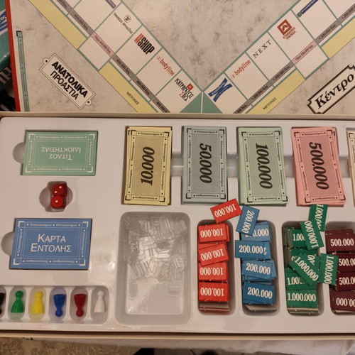 Vintage Board Game Polykatastimata 1990 Like New