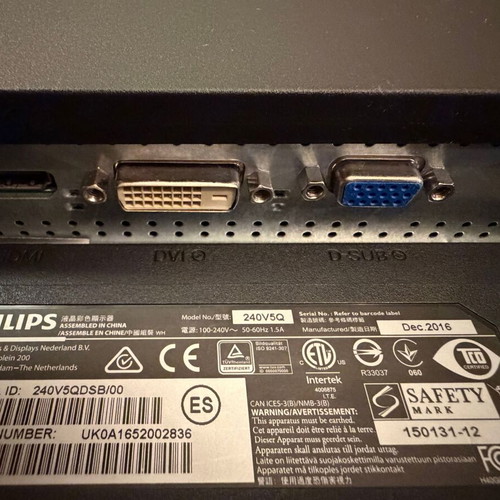 Philips LCD 24 Monitor Full HD 1920x1080 like new