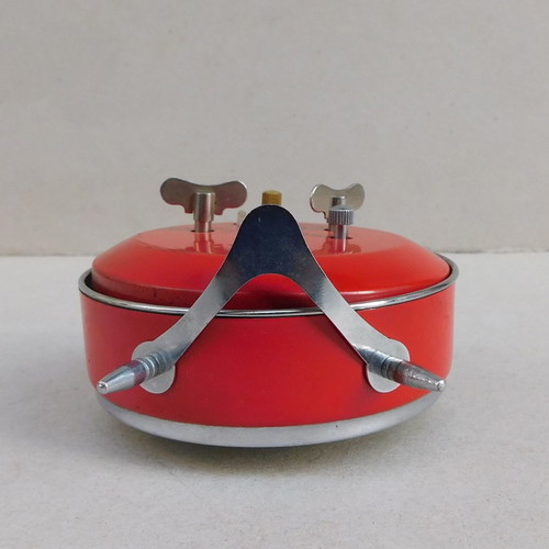 Metal wind-up vintage alarm clock
