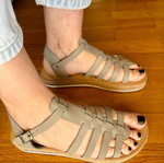 Esiot Gladiator Sandals size 41 new, gray