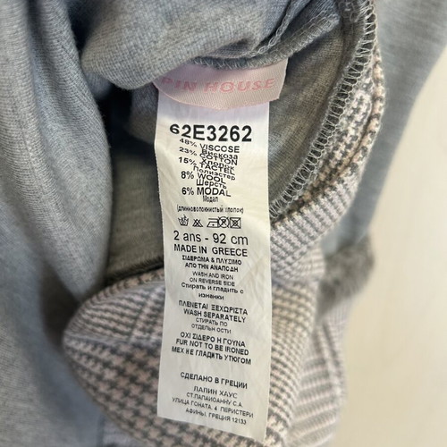 Lapin no2 children's dress grey-pink like new