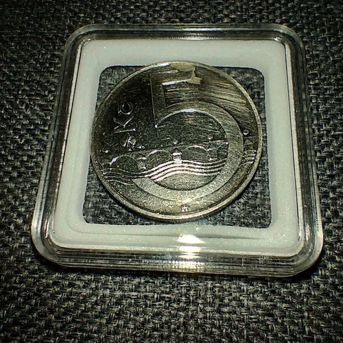 Czech Republic 3-coin collector set, 1 Kč 1993 first year