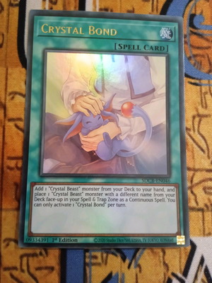 Crystal Bond κάρτα Yu-Gi-Oh! μεταχειρισμένη Ultra Rare