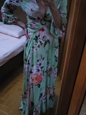 Diamond Boutique long summer dress, colorful, size S