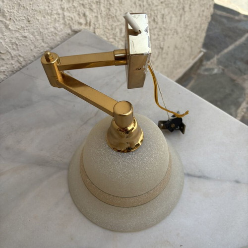 Vintage wall lights set of 5 used, for repair or decoration