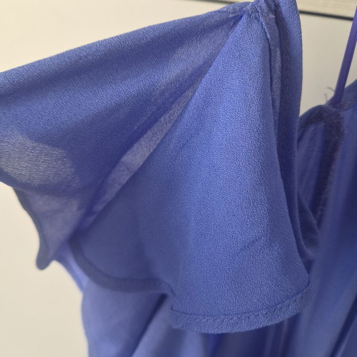 Devotion maxi wrap dress like new, size M, blue and purple