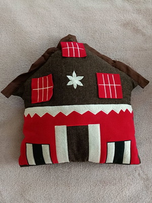 Decorative pillow like new, 40x40 cm
