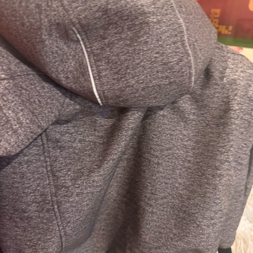 Παιδικό μπουφάν με κουκούλα H&M γκρι σαν καινούργιο, μέγεθος 122 cm
