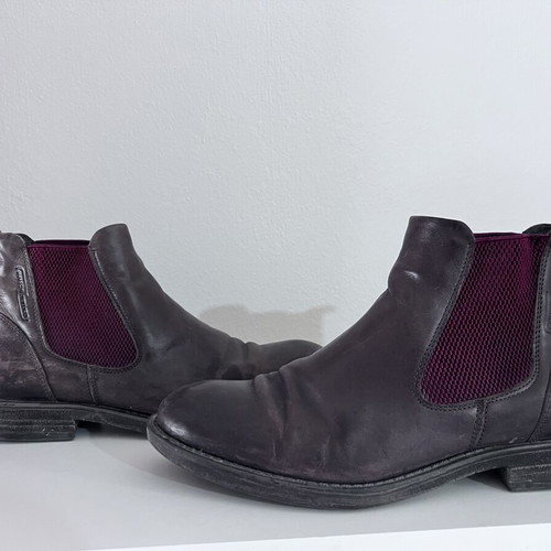 Camel Active Leather Ankle Boots used, brown with elastic Taylor