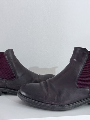 Camel Active Leather Ankle Boots used, brown with elastic Taylor