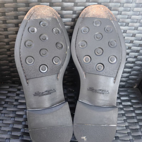 Santoni elegant shoes used, size 42, black