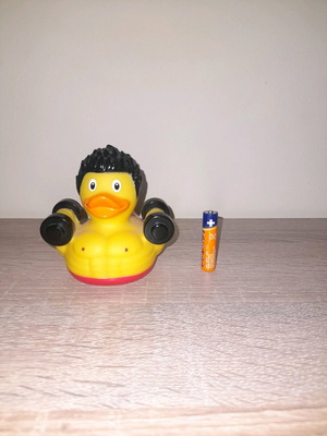 Bodybuilder duck figure like new