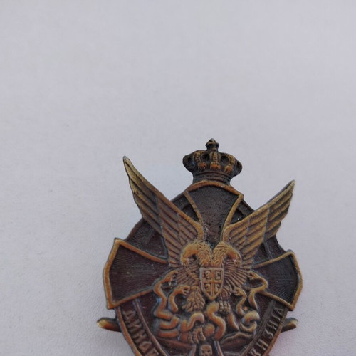 Replica metal emblem used, Dinaric Division