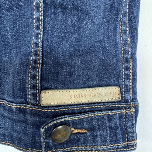 Silvian Heach Denim Jacket like new, blue, size L
