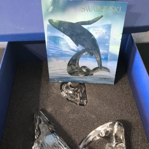 Swarovski crystal decorative figurine Paikea whale limited edition 2012 new