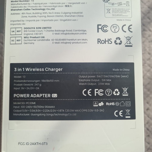 SODI 3-in-1 Wireless Charger Sunflow new