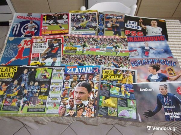  ZLATAN IBRAHIMOVIC 26 PAGES OF ARTICLES AND GREAT POSTERS!!