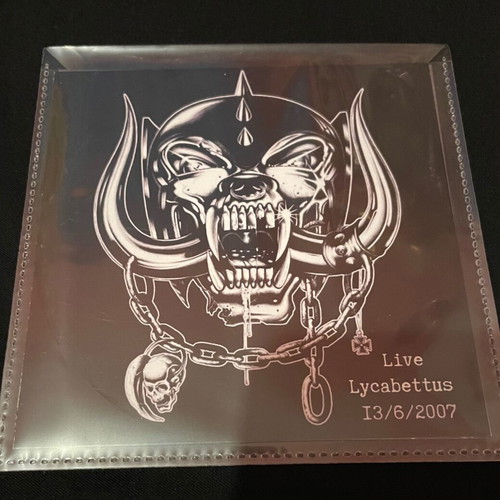 Motörhead Live Athens 2007 Lycabettus double CD-R unofficial limited edition
