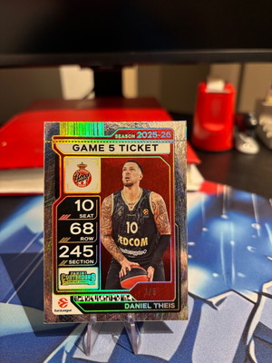 Συλλεκτική κάρτα 2025-26 Panini Contenders EuroLeague Daniel Theis Game 5 Ticket σαν καινούργιο