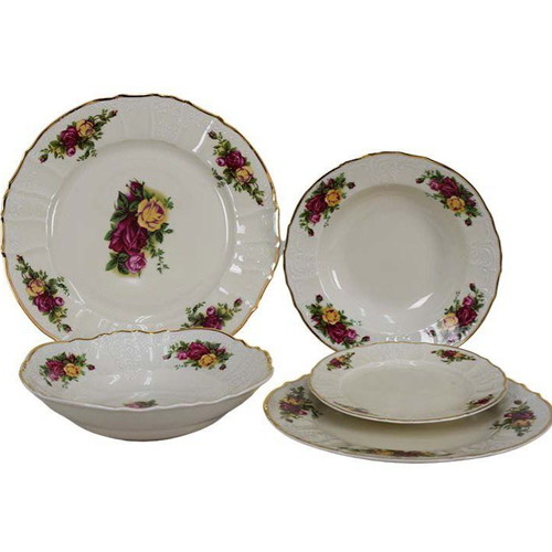 Bernadotte Ivoir decor dinnerware set 20 pieces new