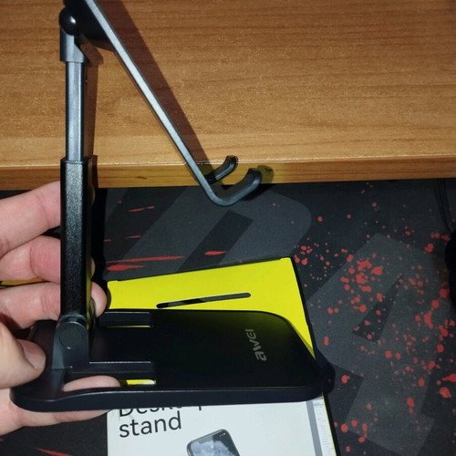 Desktop stand for phone and tablet with adjustable height and angle new