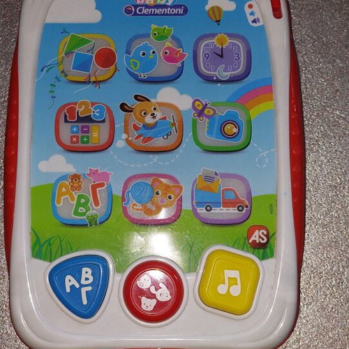 Clementoni AS Baby Tablet Educational Toy used