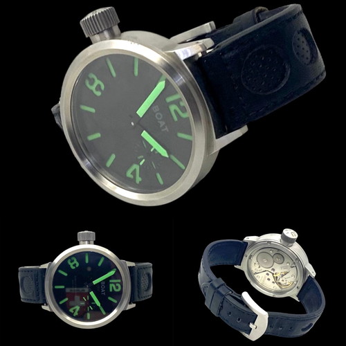 U-BOAT Huge mechanical watch used with 50mm luminous dial