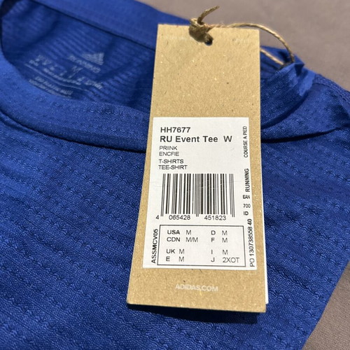 Adidas technical running tshirt new, Athens Authentic Marathon