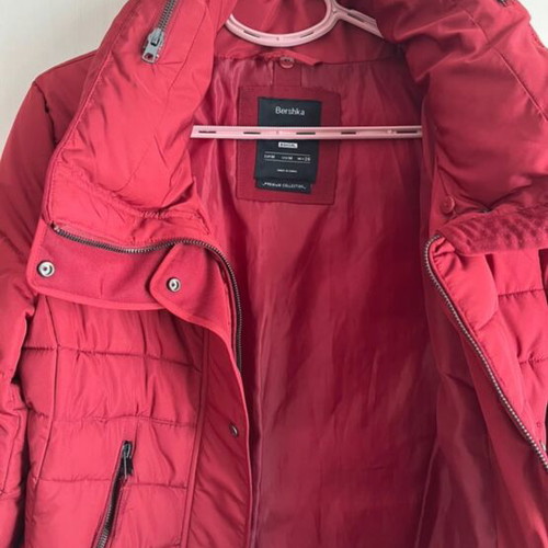 Bershka women's jacket like new, red, size Medium