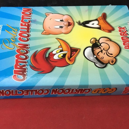 Gold Cartoon Collection DVD used, collector's edition 4 DVDs