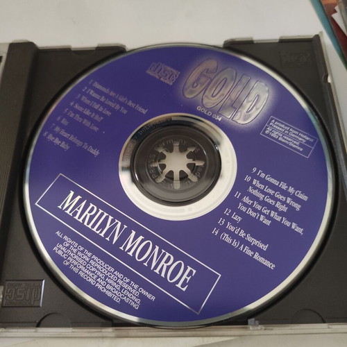 Marilyn Monroe Gold CD like new, jazz collection