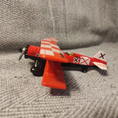 Matchbox Sky Busters Biplane toy used