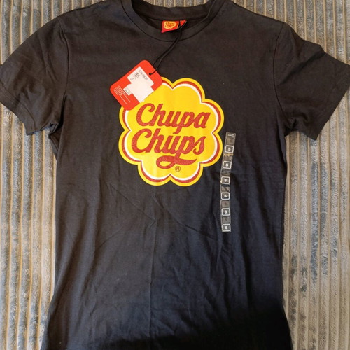 Chupa Chups short sleeve t-shirt new, size S, black