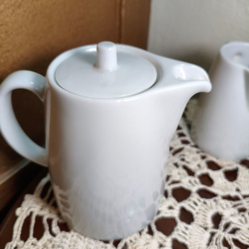 Set of 3 vintage Ionia Hellas porcelain milk jugs from 1970