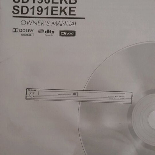 Toshiba DVD player SD191EKE new