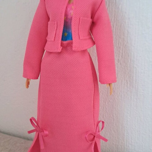 Barbie doll with handmade clothes new
