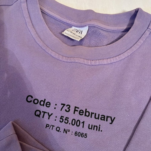 Zara kids sweatshirt like new, purple, size 152 cm, 12 years