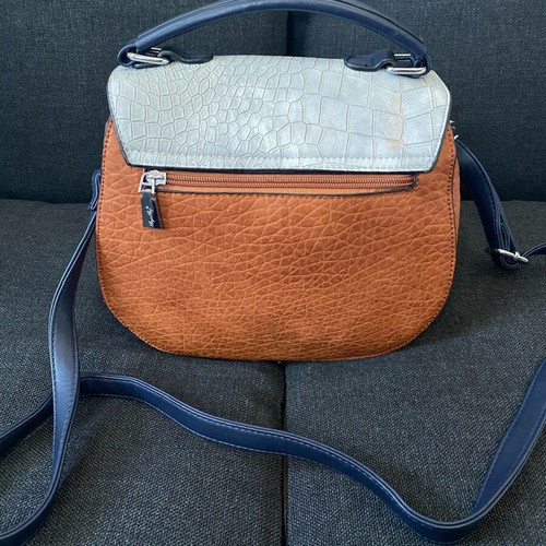Bag to Bag crossbody bag new, grey and brown