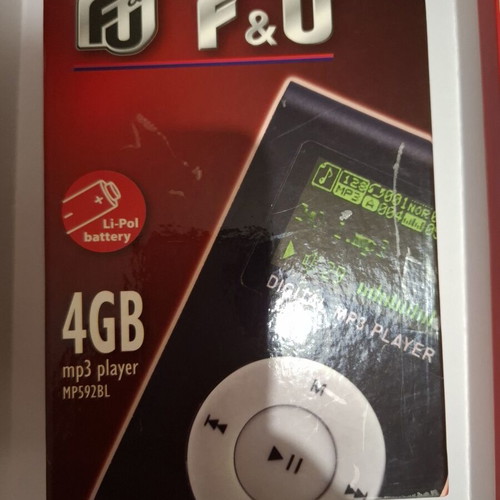 Retro MP3 Player F&U MP592BL 4GB new