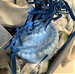  #ΠΡΟΣΦΟΡΑ# Diaper Cake Τούρτα από Πάνες για αγόρι Γαλάζιο Σιελ με Μαξιλάρι Αστέρι