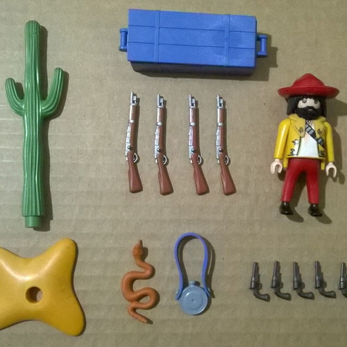 Playmobil Western 3035 Arms Smuggler Set used