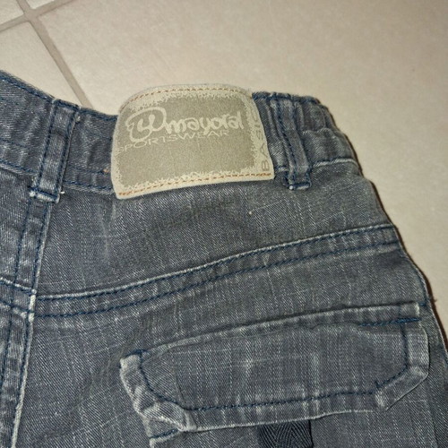 Mayoral boys' pants size 6 used, faded gray