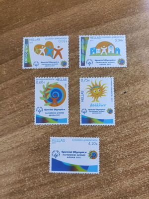 Greek stamps 2011 new, Special Olympics Athens series