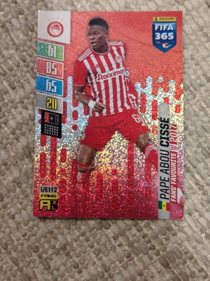 Trading Card Pape Abou Cissé UE112 Olympiacos Fans' Favourite like new